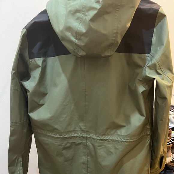 Mens Alpha Industries Sage Green Deluge Ripstop Fishtail Jacket - S - Picture 7 of 9